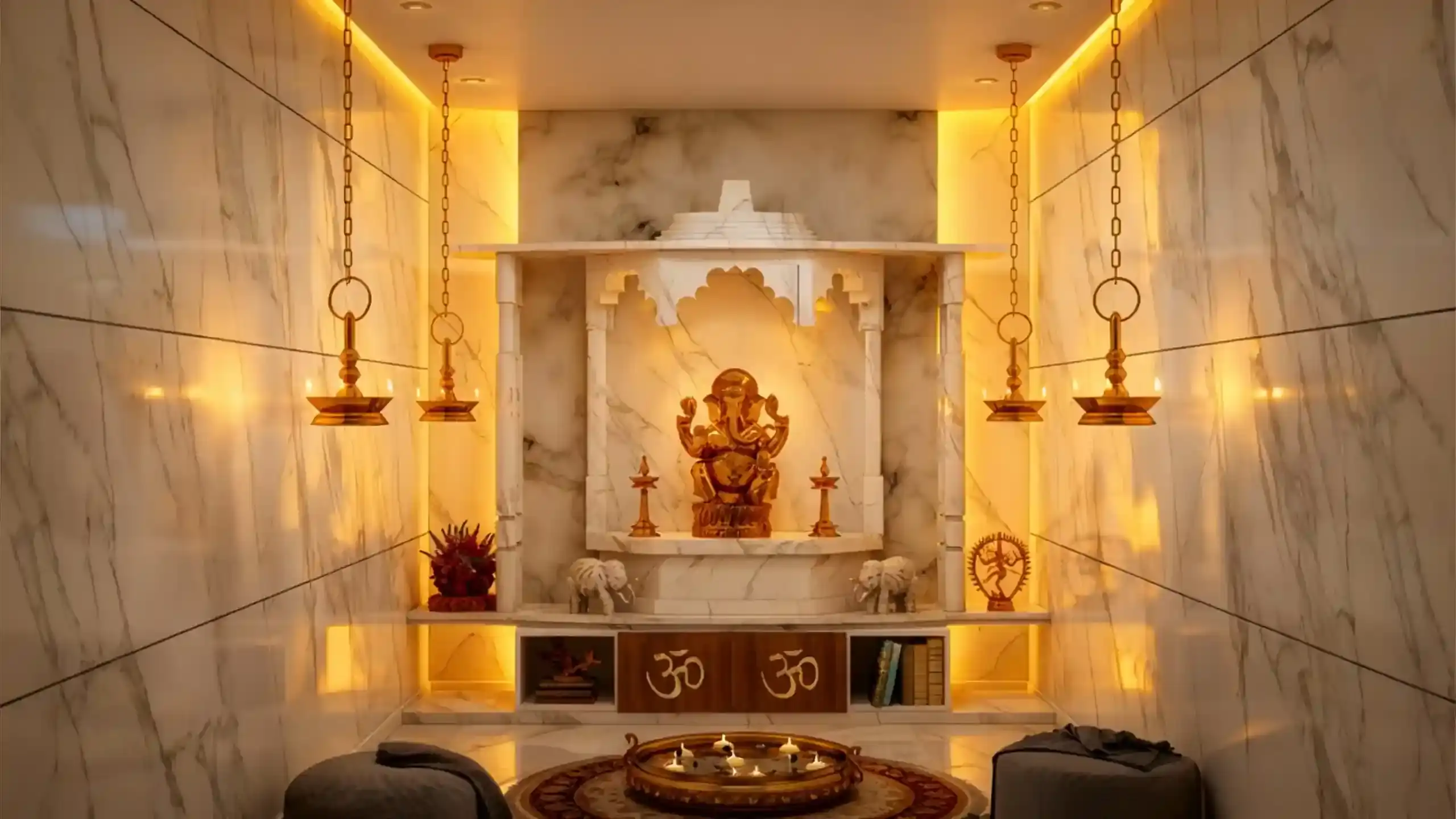 Bespoke Mandir Interior